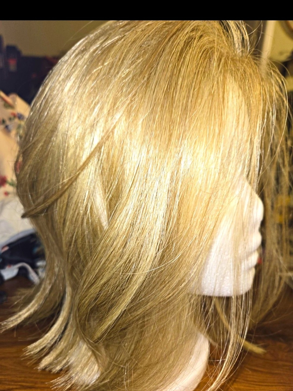 Jon Renau easiPart HD XL 12" synthetic hair topper . Color 14/24 Creme Soda